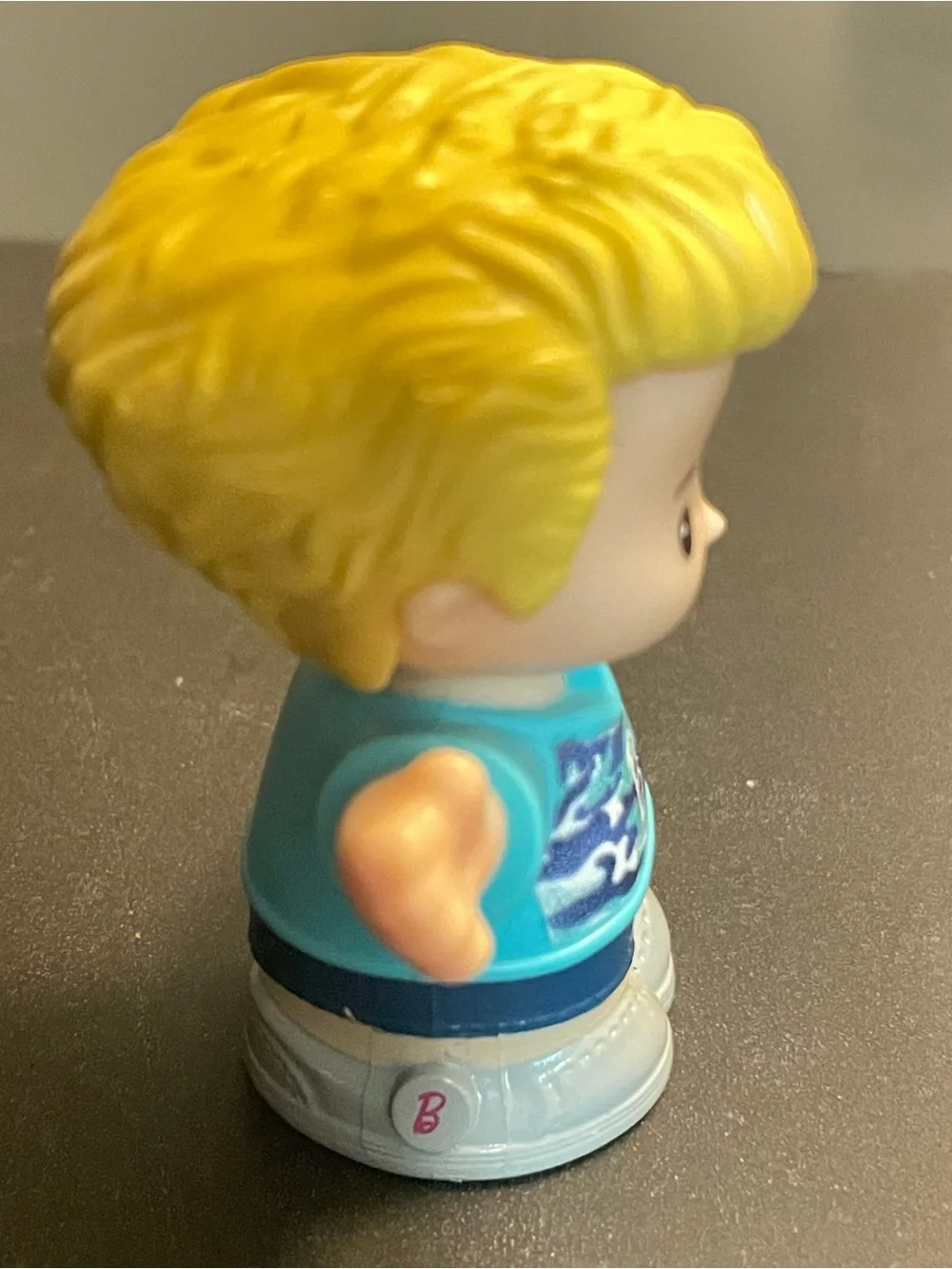 Fisher Price Little People Blonde Ken Doll Figure Barbie's Boyfriend